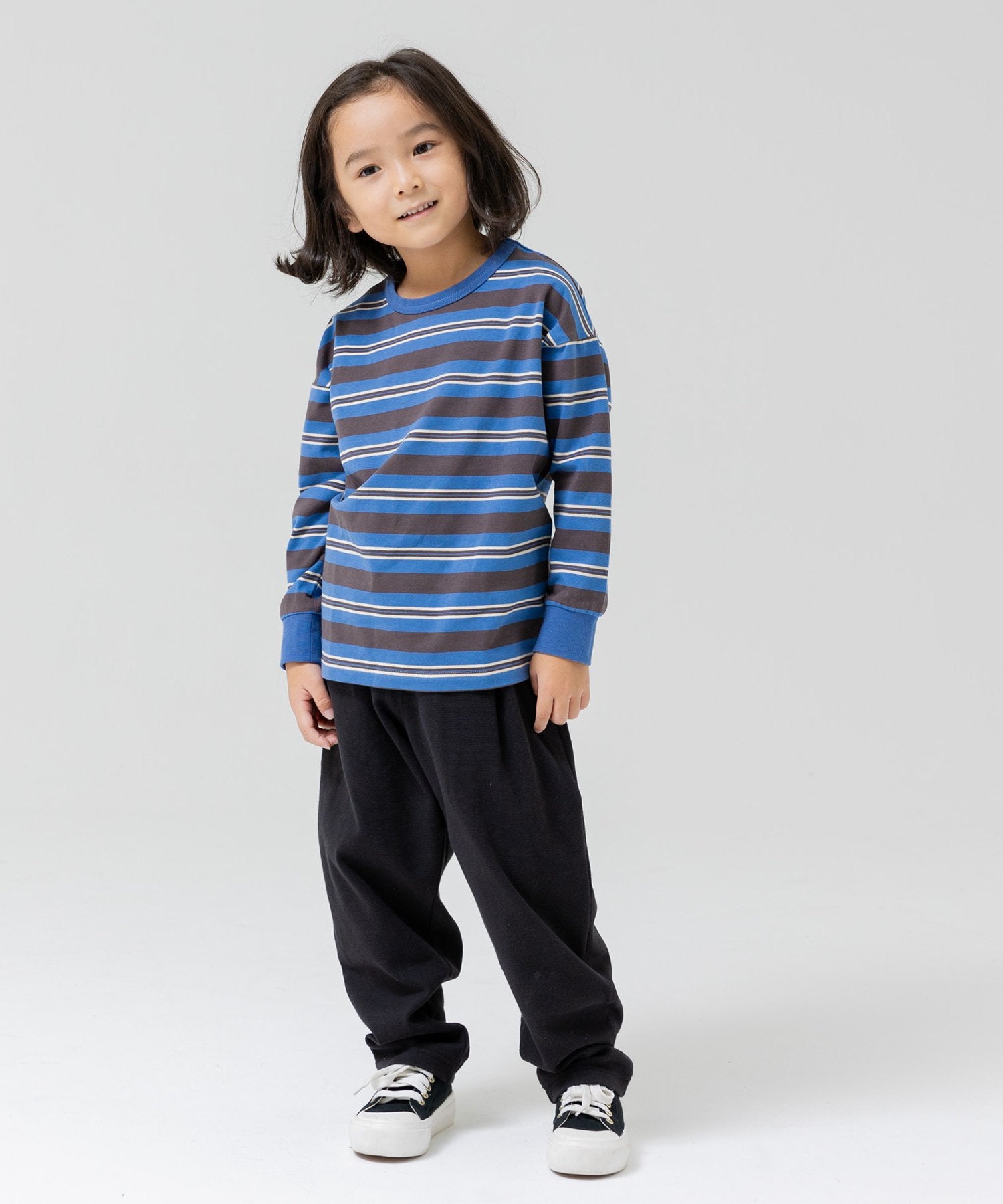 チルツー chil2 ボーダー長袖Tシャツ