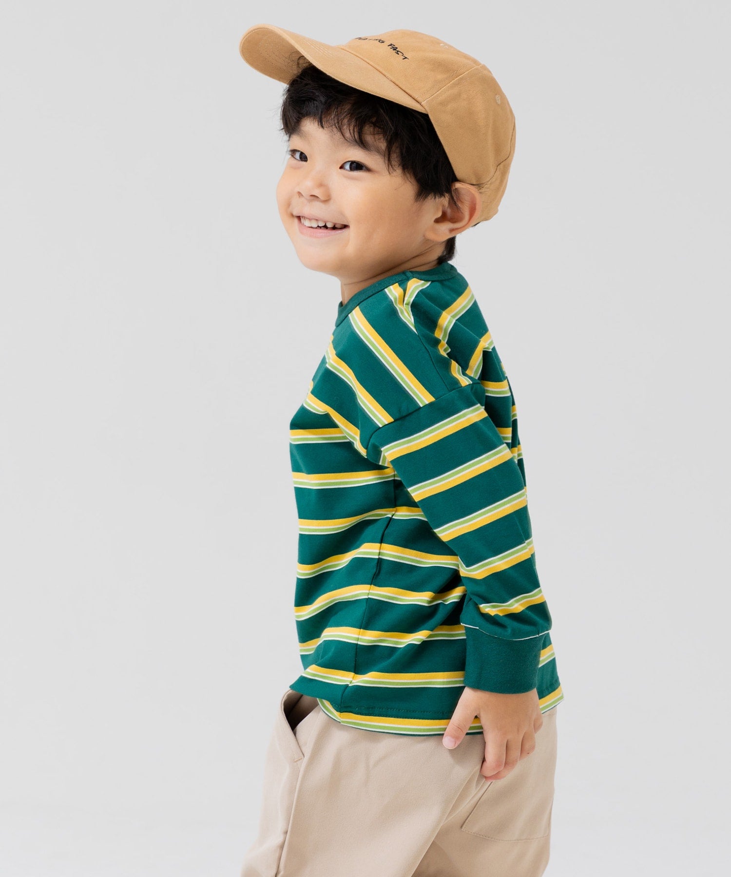 チルツー chil2 ボーダー長袖Tシャツ