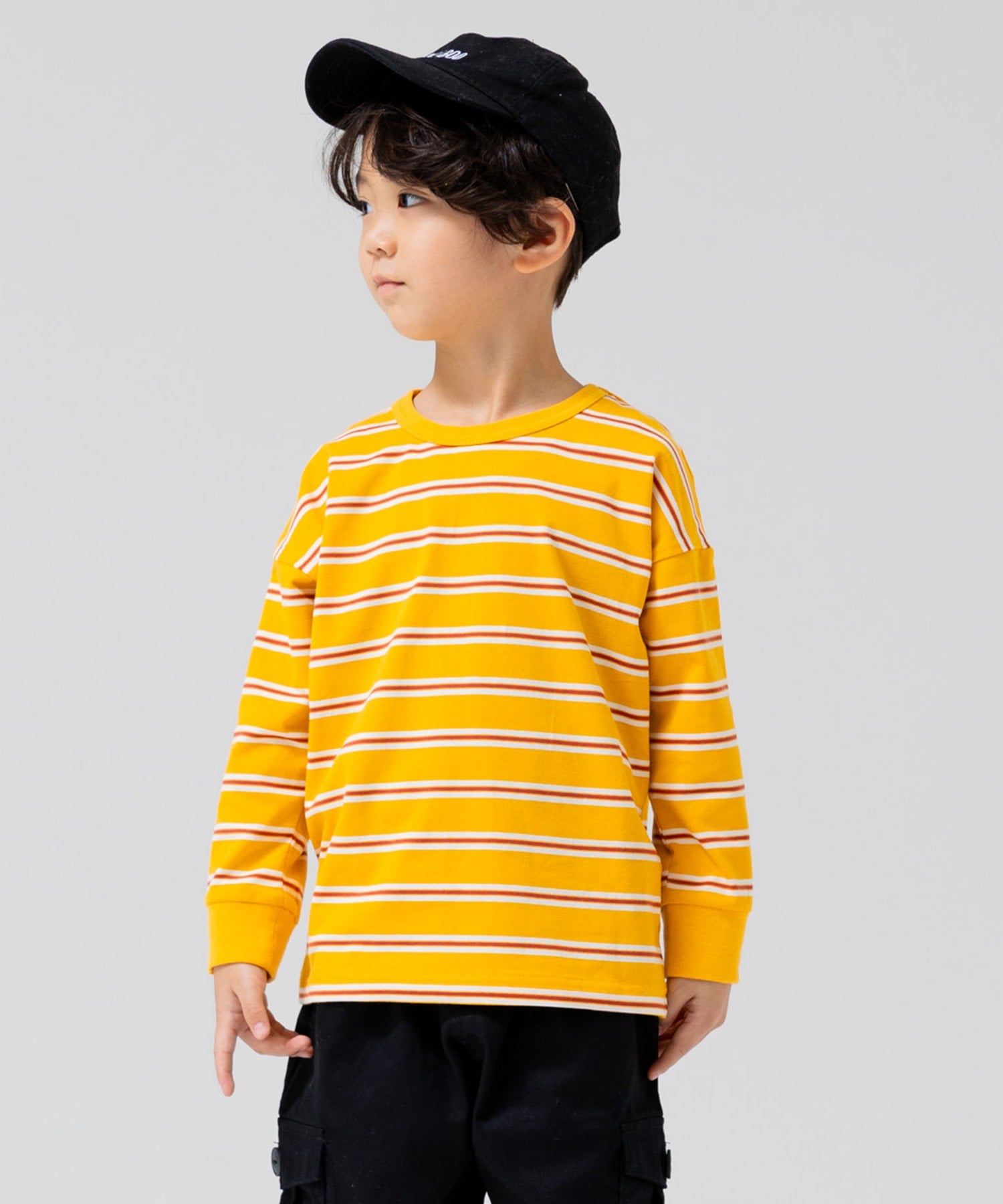 チルツー chil2 ボーダー長袖Tシャツ