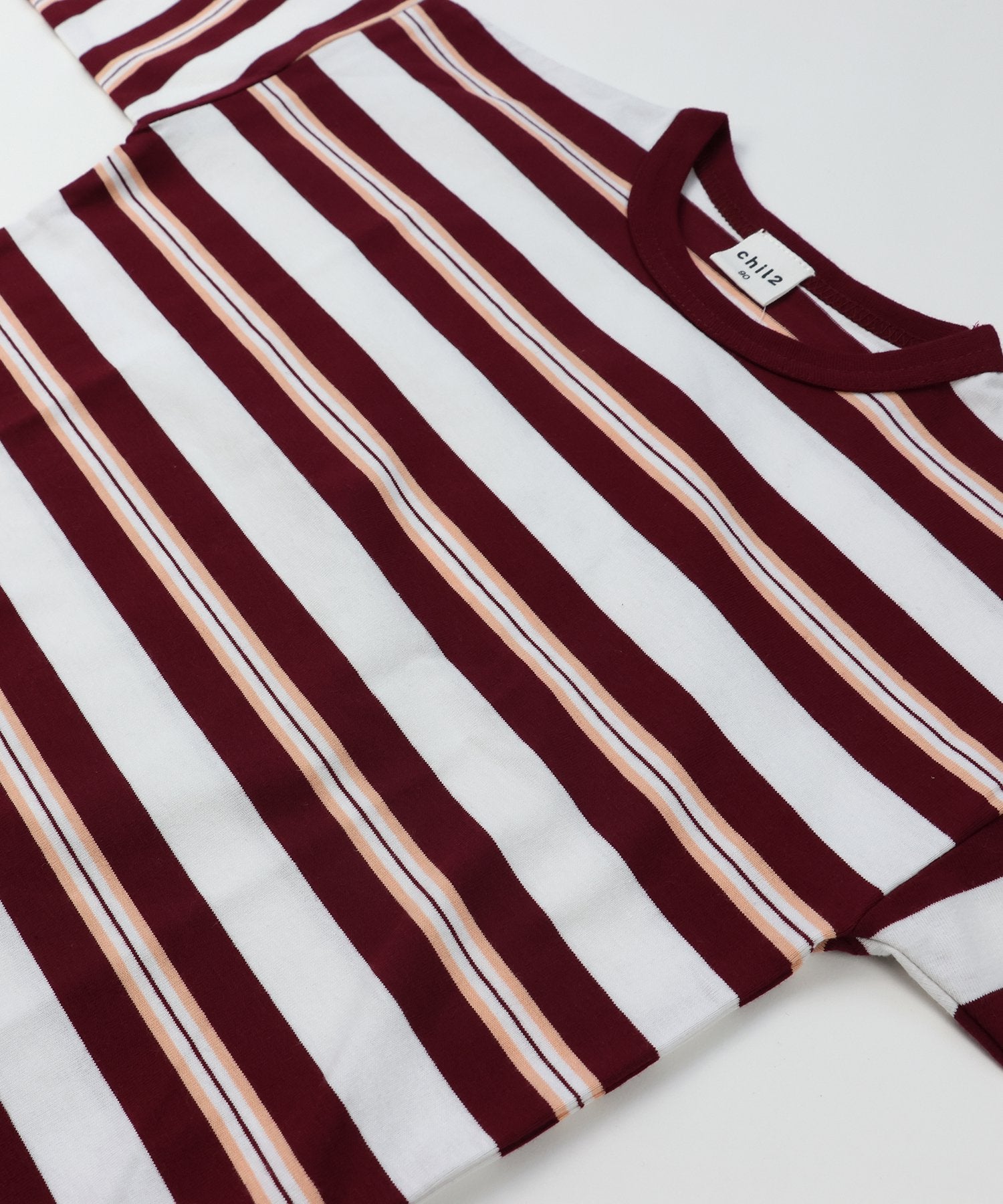 チルツー chil2 ボーダー長袖Tシャツ