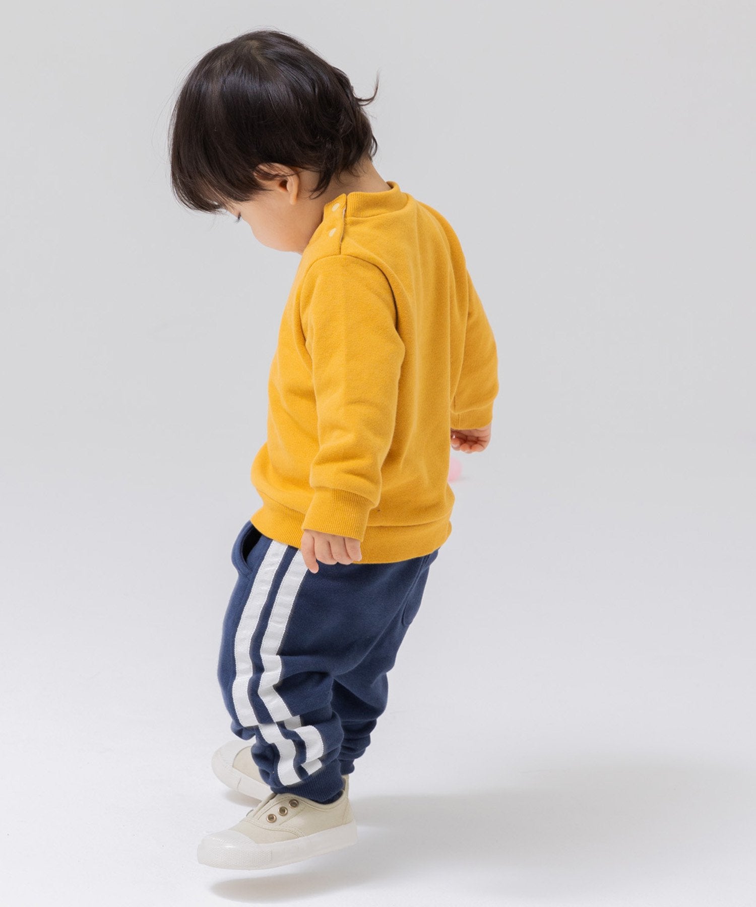 チルツー chil2 裏起毛脇ラインパンツ