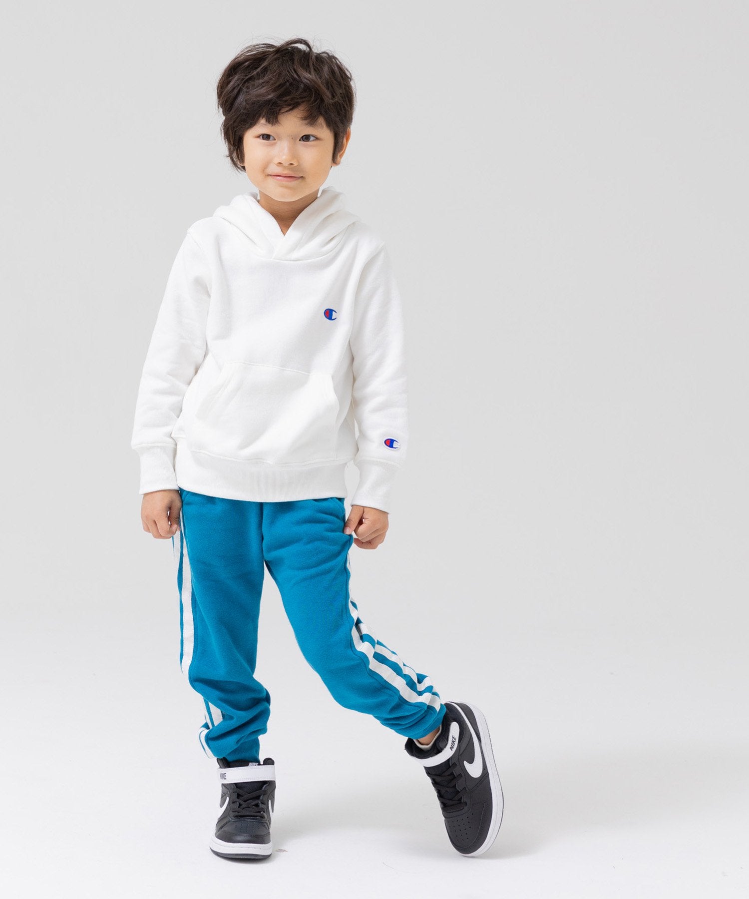 チルツー chil2 裏起毛脇ラインパンツ