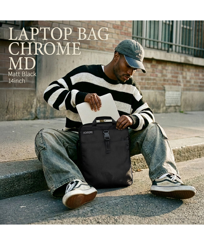 クローム CHROME クローム インダストリーズ ラップトップバッグ 縦型 ブラッククリンクル CHROME INDUSTRIES JP245 （ブラッククリンクル） ブラッククリンクル