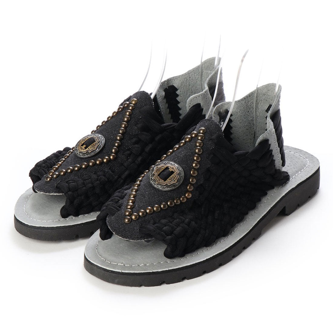 チュバスコ Chubasco メンズ レディースサンダル アズテックコンチョ AZTEC CONCHO AC20101U,BLACK/DENIM