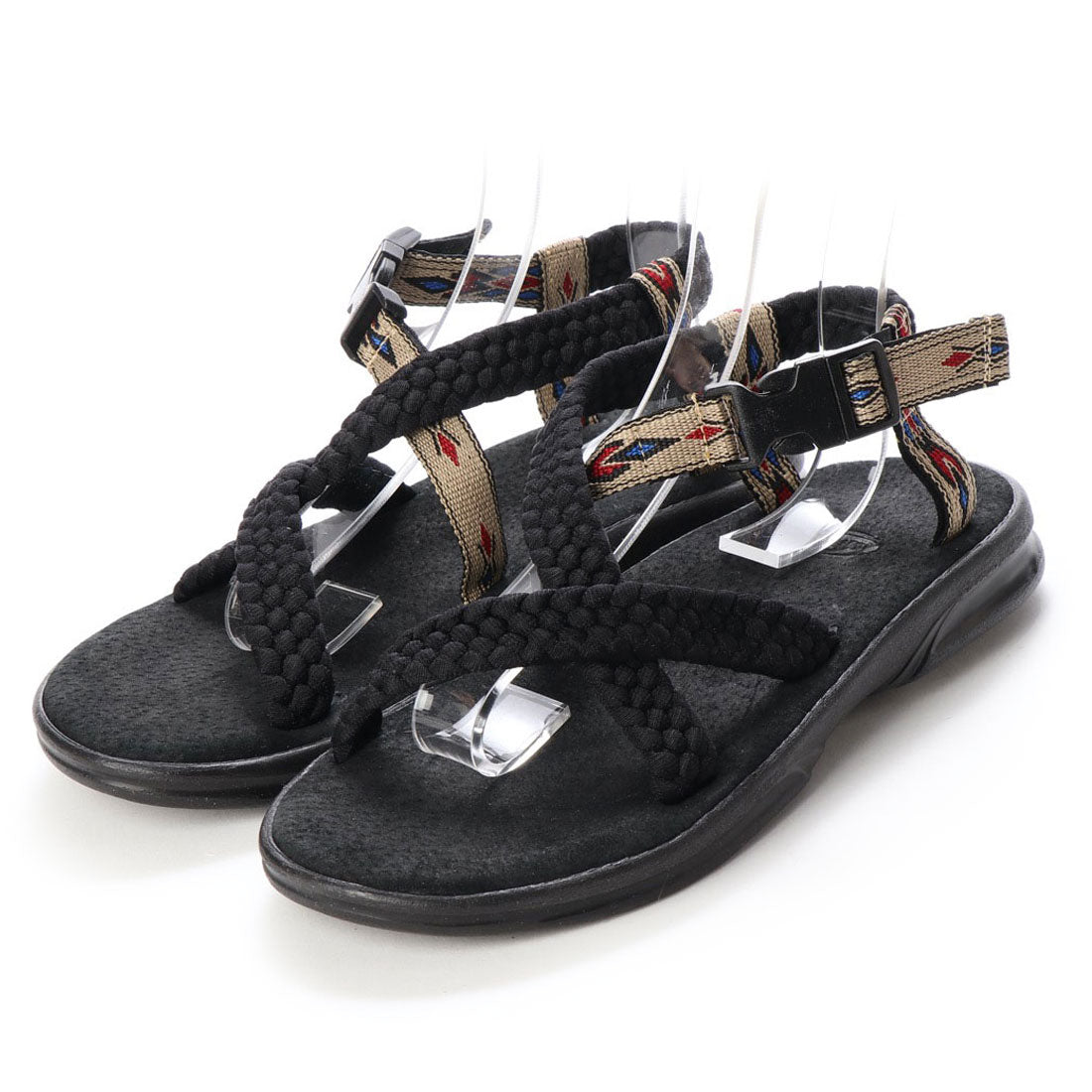 チュバスコ Chubasco メンズ レディースサンダル  QUETZA QU16004,BLACK/BLACK