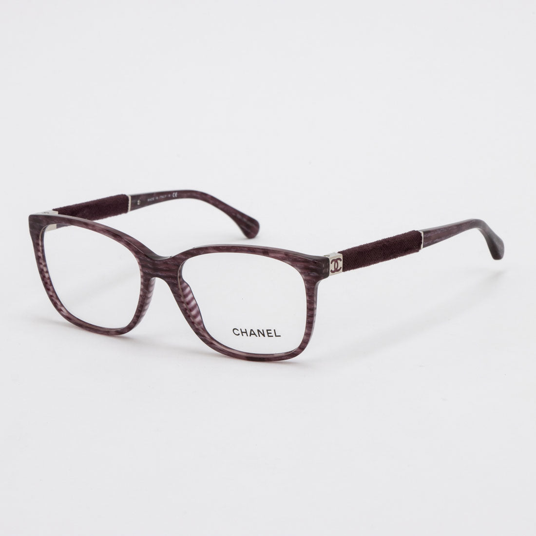 シャネル CHANEL メガネ 眼鏡 アイウェア レディース メンズ （パープルストライプ） パープルストライプ