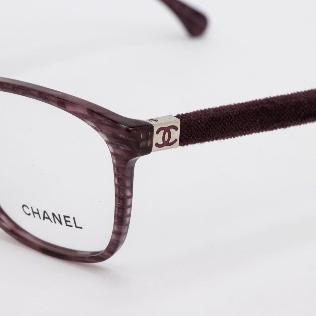 シャネル CHANEL メガネ 眼鏡 アイウェア レディース メンズ （パープルストライプ） パープルストライプ