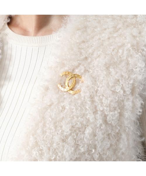 Chanel CHANEL CHANEL Brooch AB4434 B03478 Coco Mark CC Logo