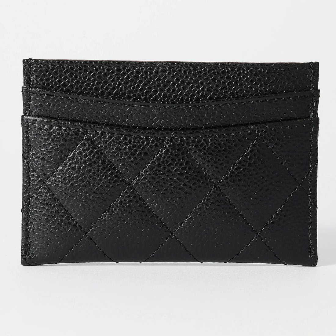シャネル CHANEL カードケース キャビアスキン PORTE-CARTES CLASSIQUE CHANEL CARD CASE BLACK （ブラック） ブラック