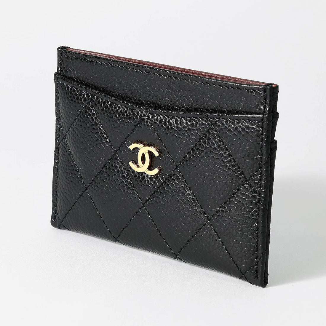 シャネル CHANEL カードケース キャビアスキン PORTE-CARTES CLASSIQUE CHANEL CARD CASE BLACK （ブラック） ブラック