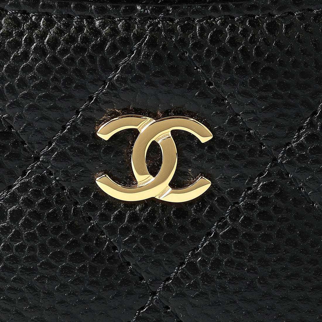 CHANEL シャネル カードケース　ケース　キャビアスキン　正規店購入 すぐ届く国内発 CHANEL シャネル カードケース キャビアスキン (CHANEL