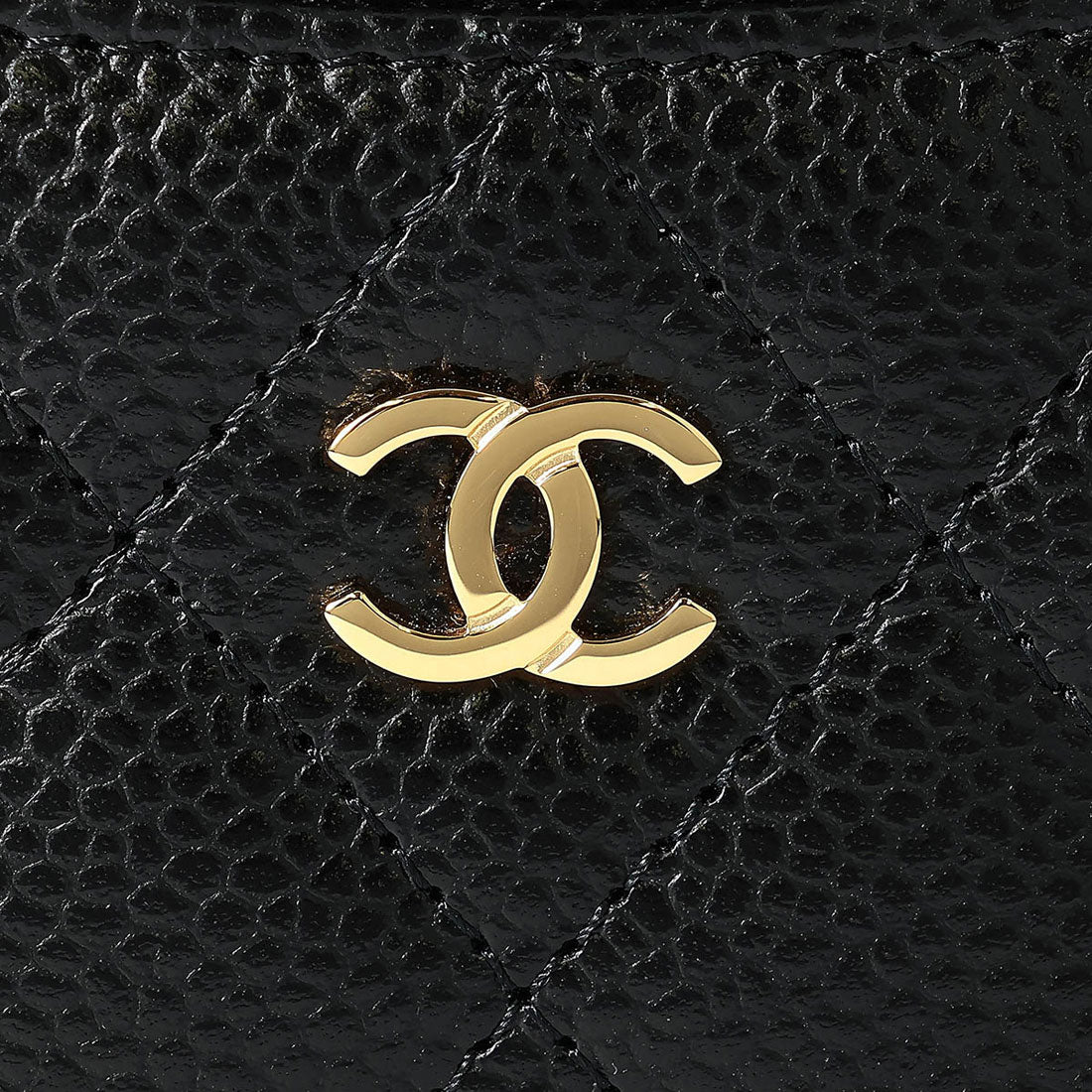 シャネル CHANEL カードケース キャビアスキン PORTE-CARTES CLASSIQUE CHANEL CARD CASE BLACK （ブラック） ブラック