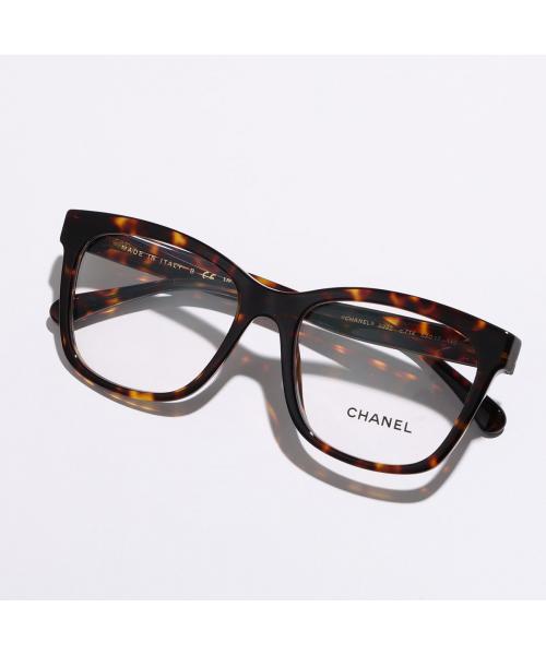 Chanel CHANEL CHANEL glasses 3392 square shape CC logo
