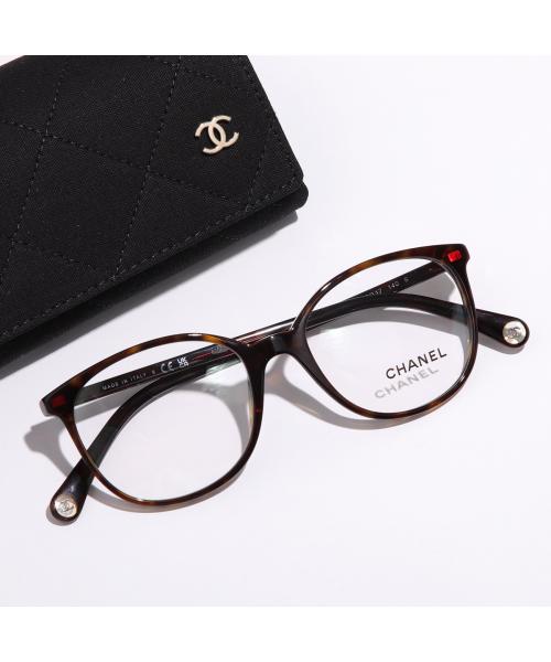 シャネル CHANEL CHANEL メガネ 3432 ボストン型 セルフレーム CCマーク （C714/DarkHvana） C714/DarkHvana