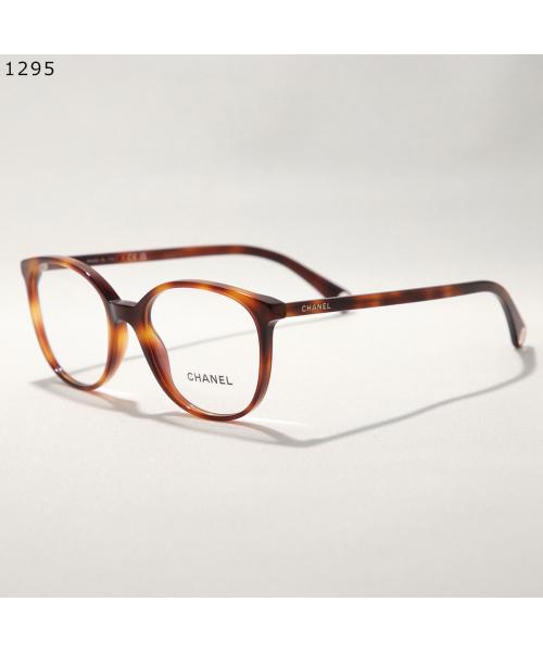 Chanel CHANEL CHANEL glasses 3432 Boston style self-frame CC mark
