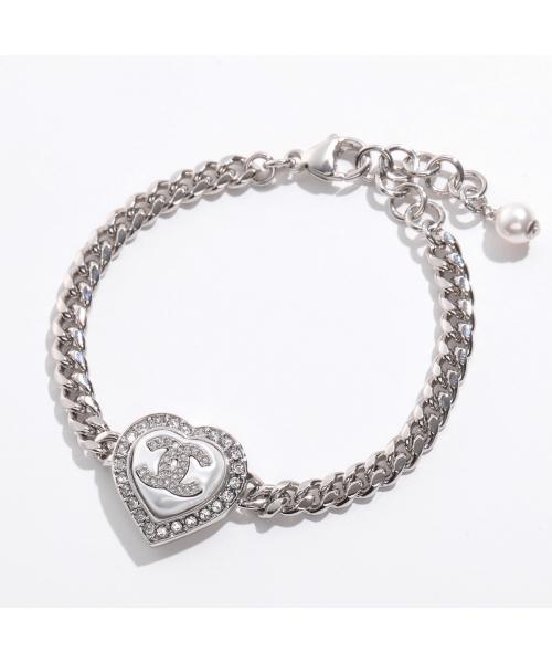 シャネル CHANEL CHANEL ブレスレット ABB621 B14142 ハート ココマーク （NR575/シルバー） NR575/シルバー