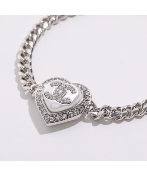 シャネル CHANEL CHANEL ブレスレット ABB621 B14142 ハート ココマーク （NR575/シルバー） NR575/シルバー