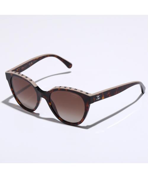 シャネル CHANEL CHANEL サングラス 5414 バタフライ型 フルリム （C534-3/BLACK-BEIGE） C534-3/BLACK-BEIGE