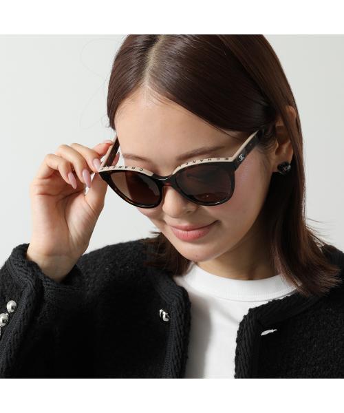 シャネル CHANEL CHANEL サングラス 5414 バタフライ型 フルリム （C534-3/BLACK-BEIGE） C534-3/BLACK-BEIGE