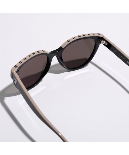シャネル CHANEL CHANEL サングラス 5414 バタフライ型 フルリム （C534-3/BLACK-BEIGE） C534-3/BLACK-BEIGE