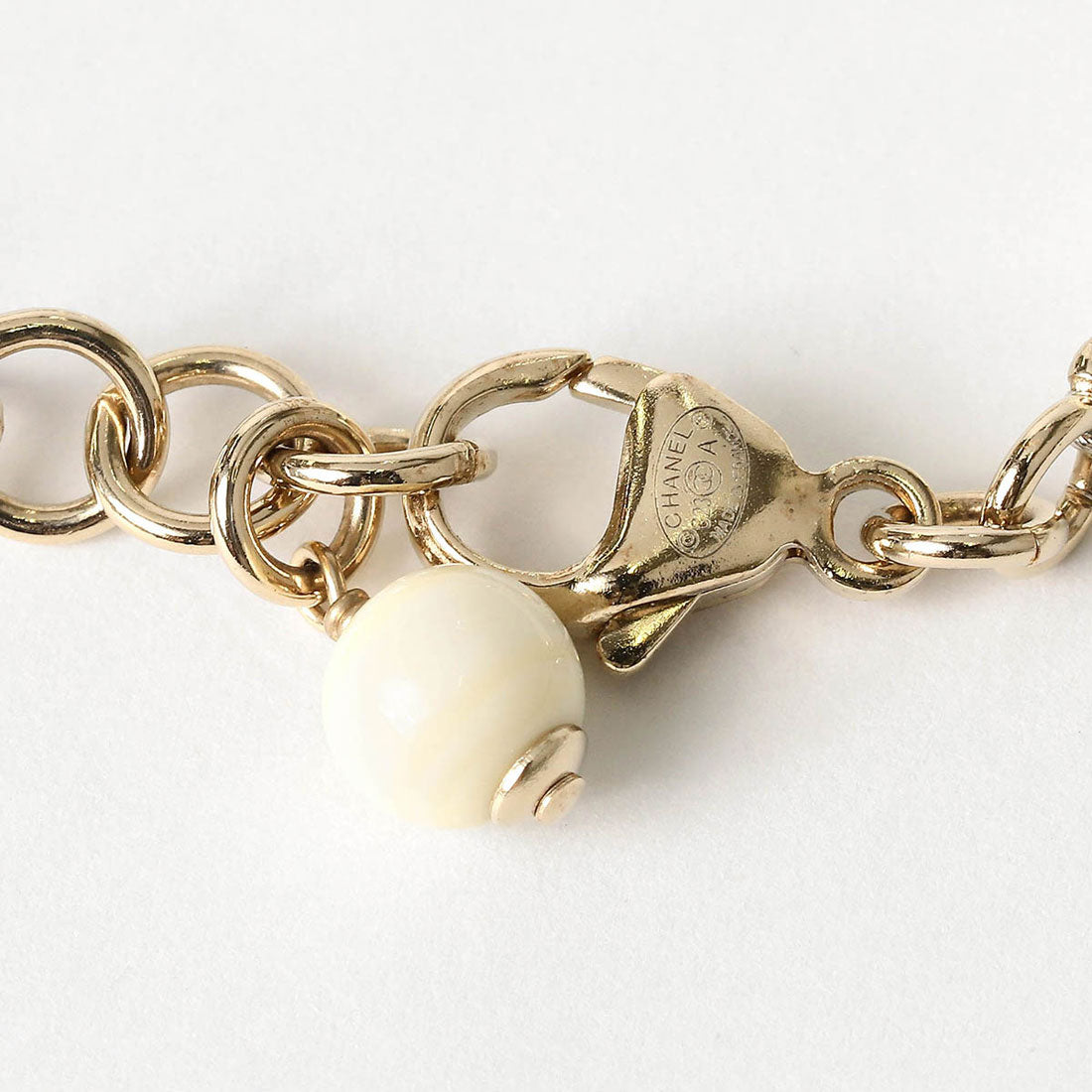 シャネル CHANEL ブレスレット ココマーク BRACELET CHANEL BRACELET GOLD/WHITE （/） /