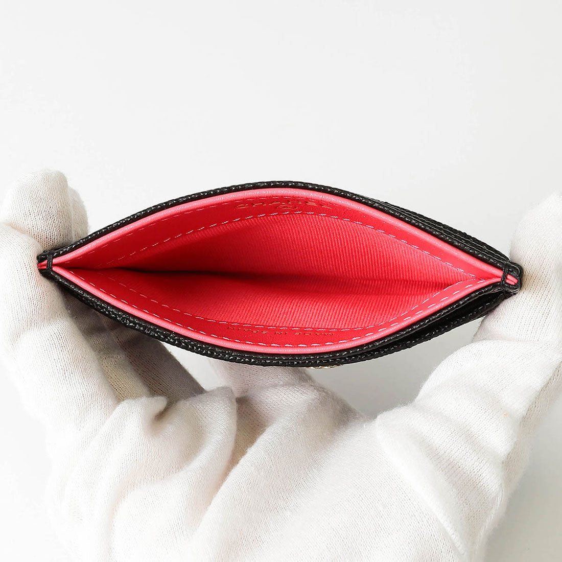 シャネルキャビアスキン Chanel Card Case Caviar Skin Card Case Black