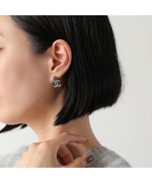 CHANEL ★ピアス 片耳 （シルバー 真珠） Chanel CHANEL CHANEL earrings ABG156 B21261 Coco mark CC logo