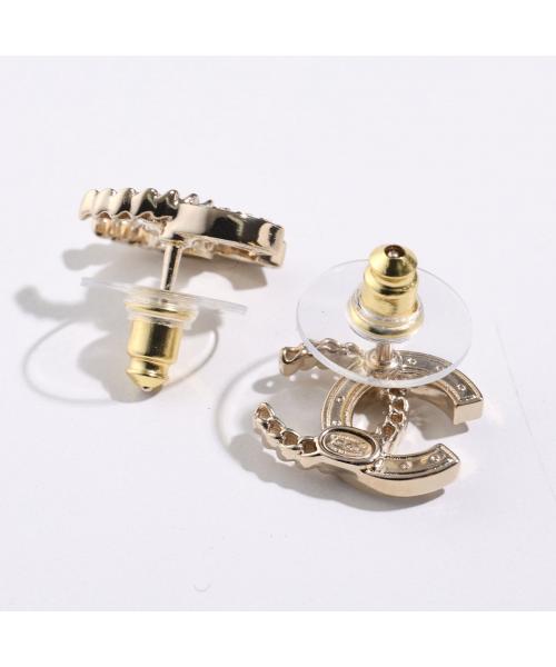 Chanel CHANEL CHANEL earrings ABG419 B21819 Coco Mark CC Logo