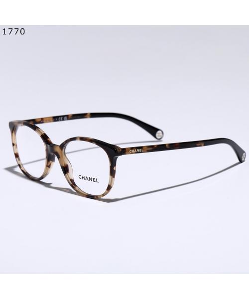 Chanel CHANEL CHANEL glasses 3432 Boston style self-frame CC mark