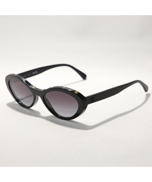 シャネル CHANEL CHANEL サングラス 5416 オーバル型 CCマーク （1712S6/BLACK） 1712S6/BLACK