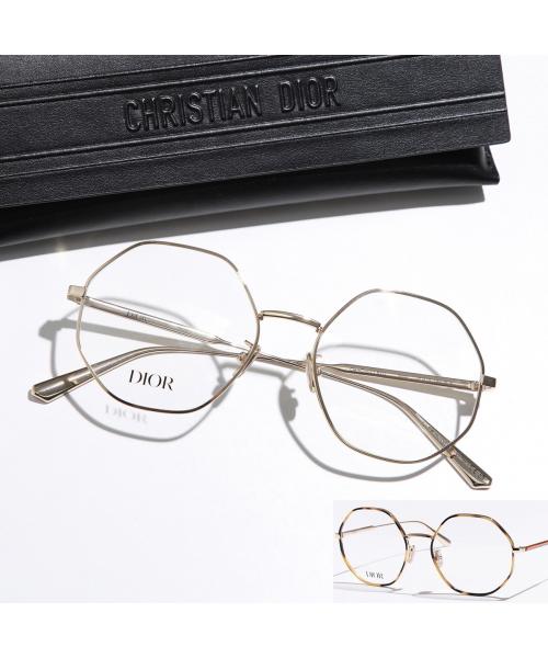 ディオール Dior Dior メガネ GemDiorO R2U CD50019U ラウンド型 （A800/ゴールド他） A800/ゴールド他