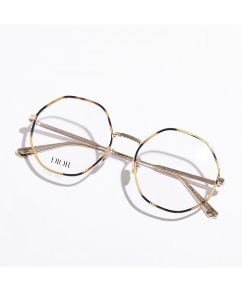 ディオール Dior Dior メガネ GemDiorO R2U CD50019U ラウンド型 （A800/ゴールド他） A800/ゴールド他