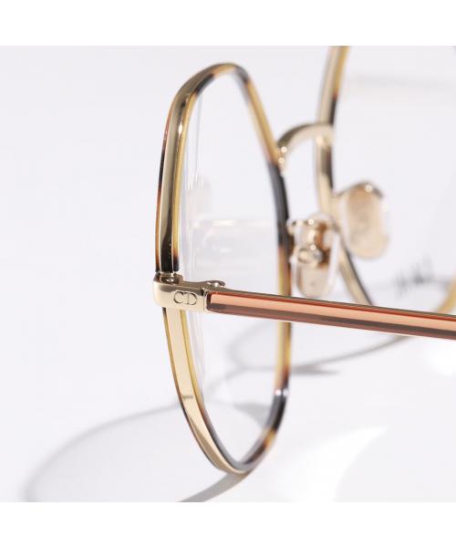 ディオール Dior Dior メガネ GemDiorO R2U CD50019U ラウンド型 （A800/ゴールド他） A800/ゴールド他