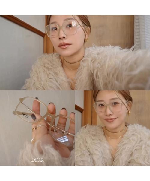 ディオール Dior Dior メガネ MINI CD O S2I スクエア型