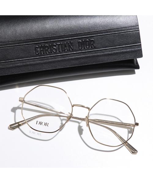 ディオール Dior Dior メガネ GemDiorO R2U CD50019U ラウンド型 （B000/ゴールド） B000/ゴールド