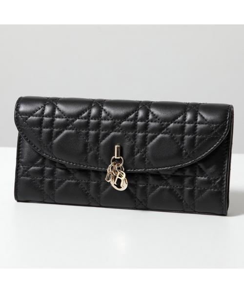 ディオール Dior Dior 長財布 My Dior S6029ONMJ フラップ  レザー （M900/ブラック） M900/ブラック