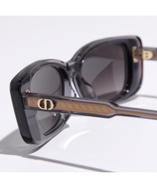 Dior ブラウンレンズ ゴールドフレーム サングラス Dior Dior sunglasses DiorHighlight S2I square type clear frame