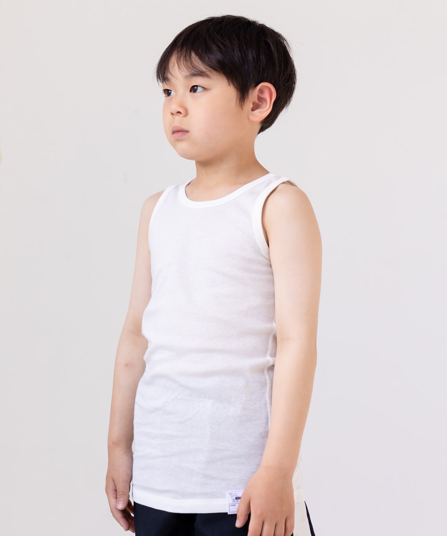 アルトタスカル アルトタスカル ぜんぶおもてでおなかでぬ/フライス肌着2枚セット【返品不可商品】,タンクトップ