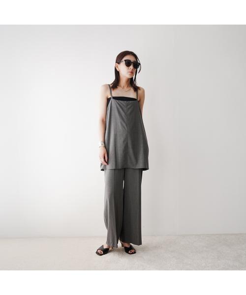 シニヨン CHIGNON CHIGNON サロペット 3753-346MK キャミソール コンビネゾン （ブラック） ブラック