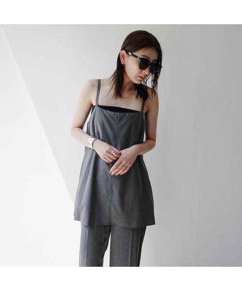 シニヨン CHIGNON CHIGNON サロペット 3753-346MK キャミソール コンビネゾン （ブラック） ブラック