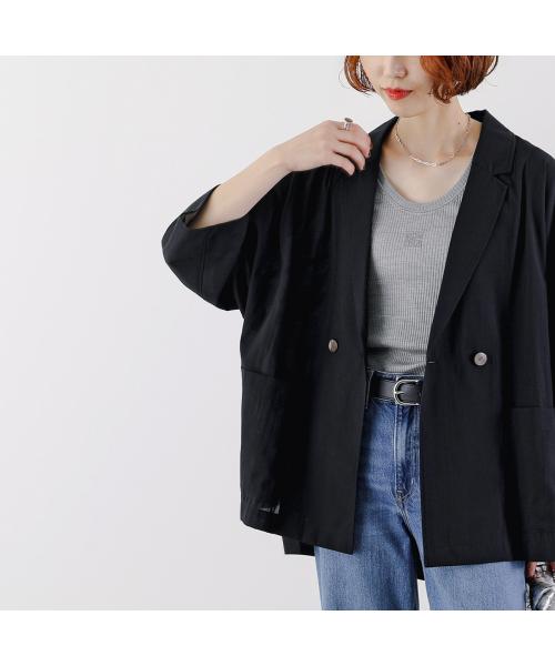 シニヨン CHIGNON CHIGNON シアー ジャケット 4853-464BZ 七分袖 ドルマン （ブラック） ブラック