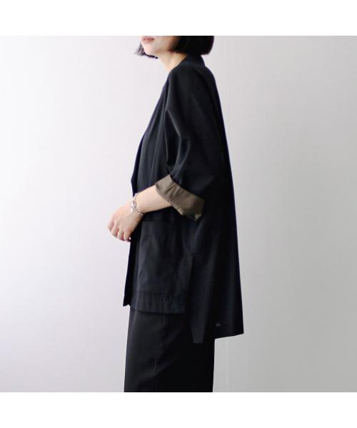 シニヨン CHIGNON CHIGNON シアー ジャケット 4853-464BZ 七分袖 ドルマン （ブラック） ブラック