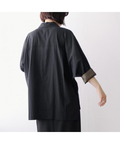 シニヨン CHIGNON CHIGNON シアー ジャケット 4853-464BZ 七分袖 ドルマン （ブラック） ブラック