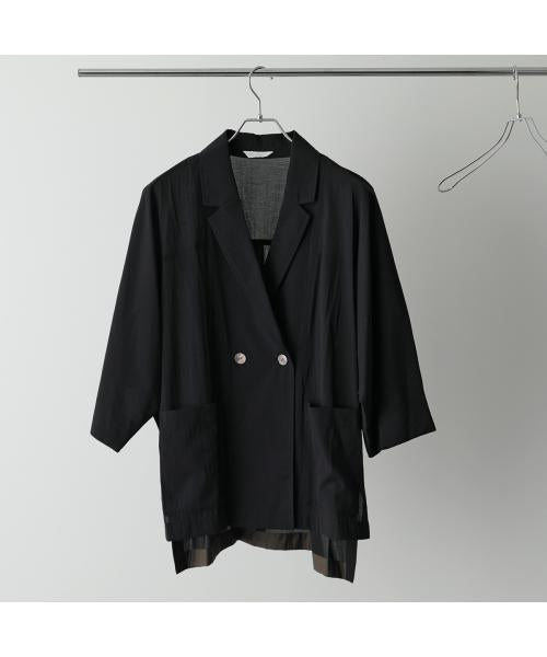 シニヨン CHIGNON CHIGNON シアー ジャケット 4853-464BZ 七分袖 ドルマン （ブラック） ブラック