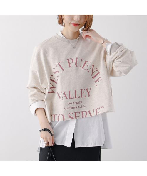 シニヨン CHIGNON CHIGNON カットソー 8454-100KK カットオフ ロゴ （オートミール） オートミール