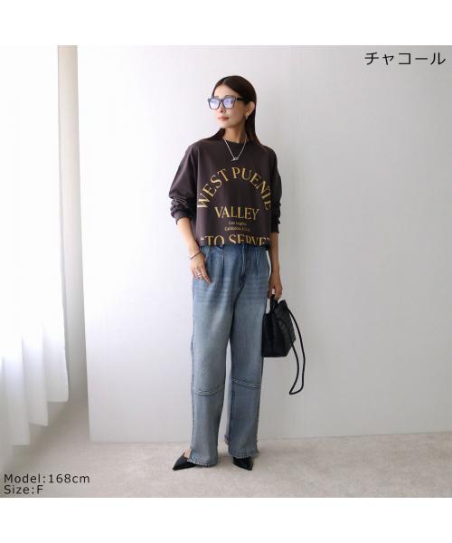 シニヨン CHIGNON CHIGNON カットソー 8454-100KK カットオフ ロゴ （オートミール） オートミール