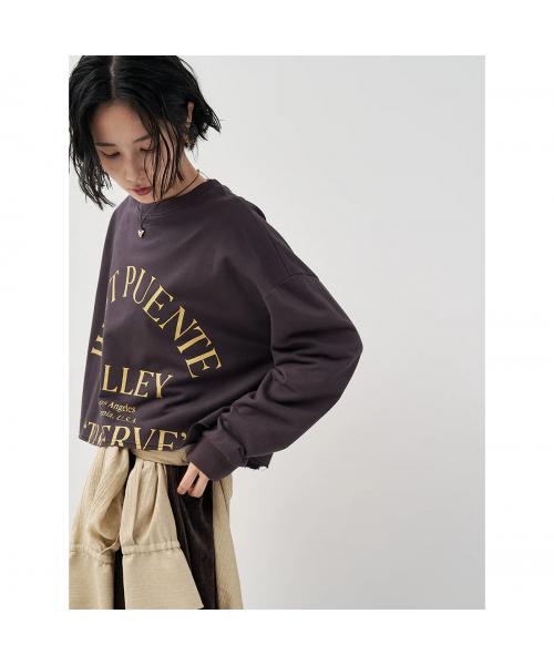 シニヨン CHIGNON CHIGNON カットソー 8454-100KK カットオフ ロゴ （オートミール） オートミール