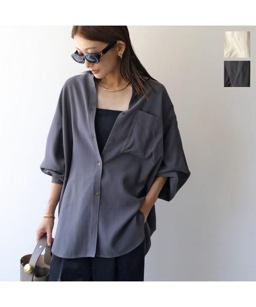 シニヨン CHIGNON CHIGNON 長袖 シャツ 1854-013KK ドレープ タック （オフホワイト） オフホワイト