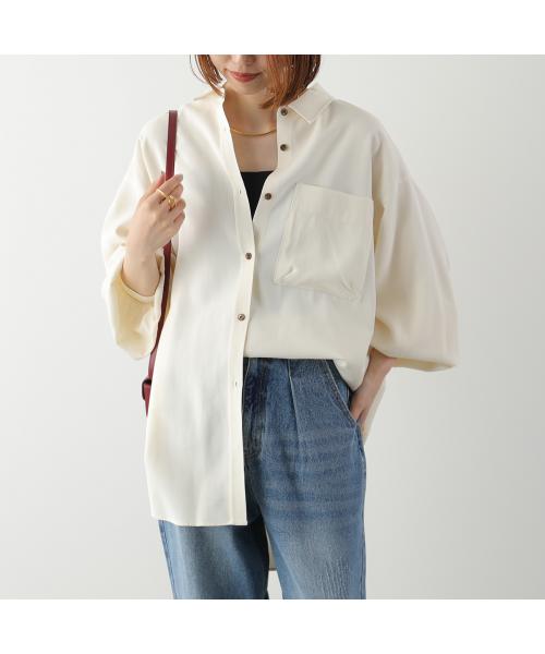 シニヨン CHIGNON CHIGNON 長袖 シャツ 1854-013KK ドレープ タック （オフホワイト） オフホワイト