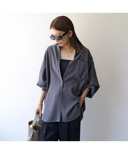 シニヨン CHIGNON CHIGNON 長袖 シャツ 1854-013KK ドレープ タック （オフホワイト） オフホワイト